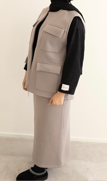 Irhaa skirt with vest