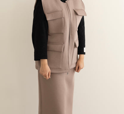 Irhaa skirt with vest