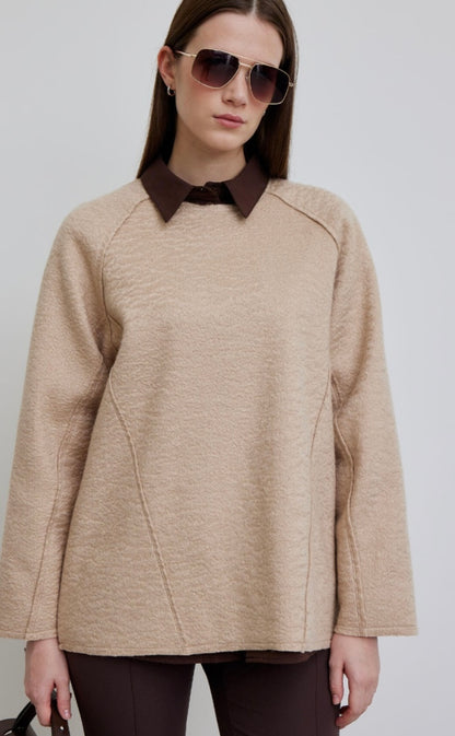 Wool sweatshirt