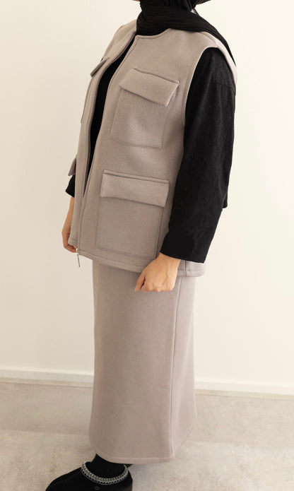 Irhaa skirt with vest